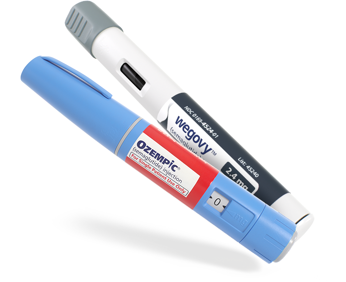Wegovy and Ozempic injector pens