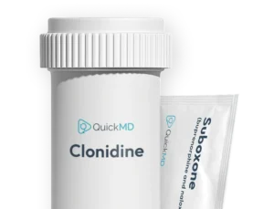 QuickMD Clonidine and Suboxone packets used in opioid addiction treatment