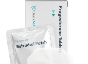 QuickMD Estradiol patches and Progesterone tablets for hormone therapy
