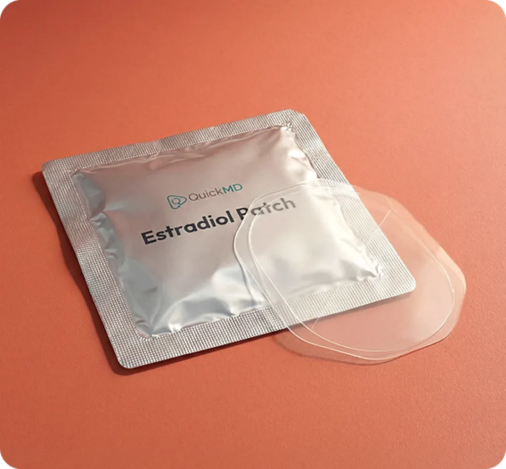 QuickMD Estradiol patches mobile medication prescription