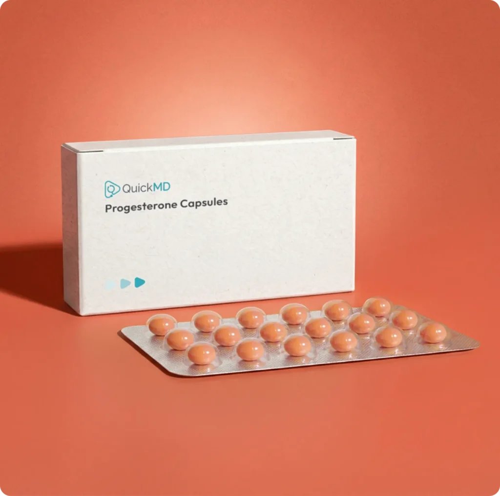 QuickMD Progesterone capsules medication prescription