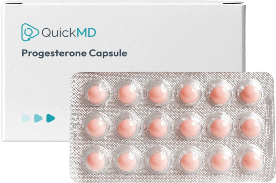 QuickMD Progesterone capsules prescription for Menopause Hormone Therapy