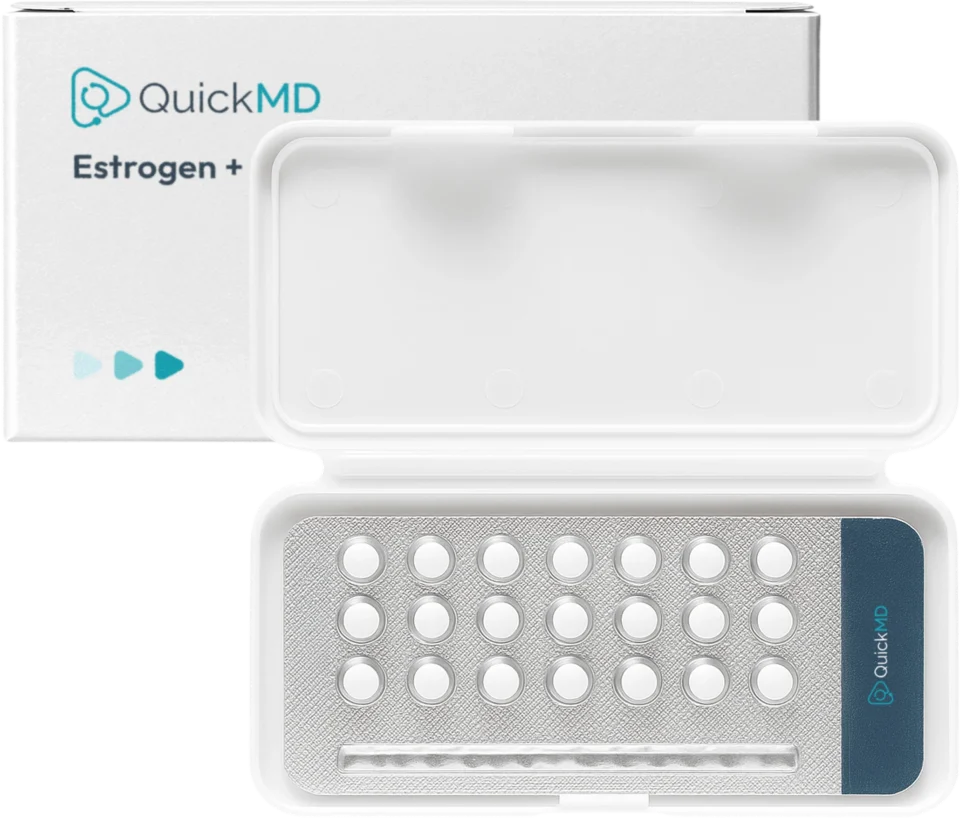 QuickMD Estrogen and progesterone prescription for Menopause Hormone Therapy