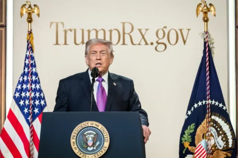 President Trump talking about Trumprx.gov